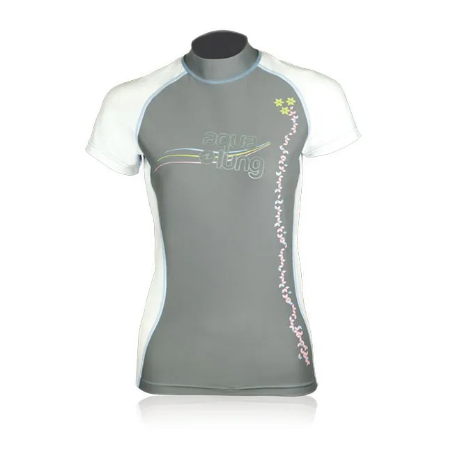 rash guard aqualung short sleeves