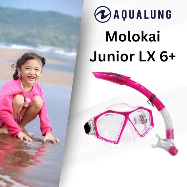 Aqualung Molokai Junior LX 6+ Snorkelling Set for Kids