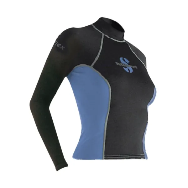 Scubapro Rash Guard Black Blue