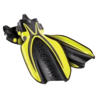 Manta Ray Fins Black Yellow Product Image
