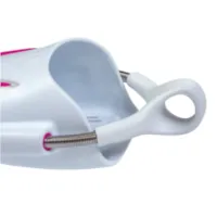 Oceanic, Manta Ray Fins, White-Pink, Heel Spring Strap